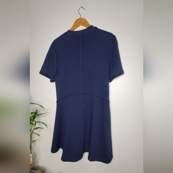 Sweaty Betty Navy Blue Revive Cotton Tshirt Women's Dress Size 4-6 - Picture 13 of 16